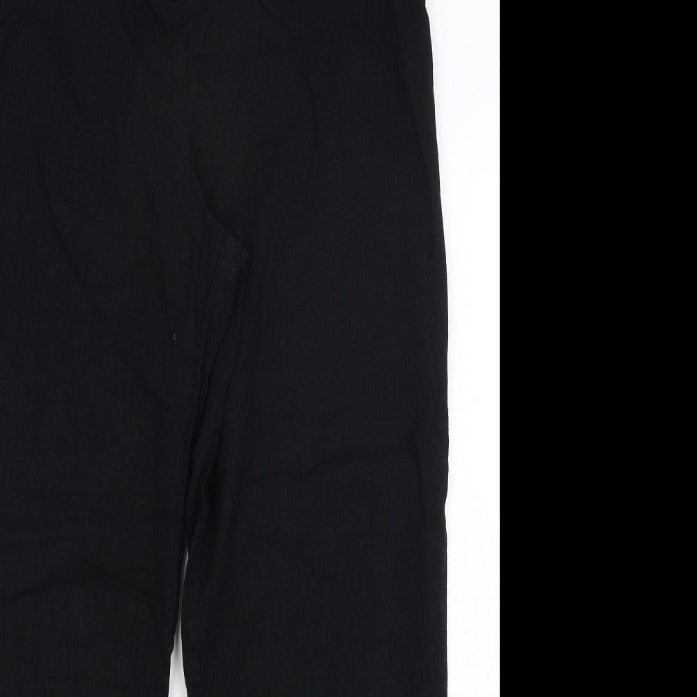 Magi Womens Black   Trousers  Size 18 L27 in