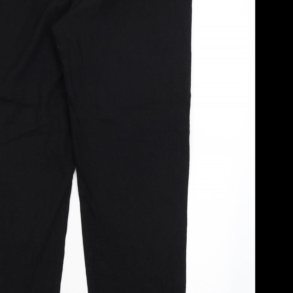 Magi Womens Black   Trousers  Size 18 L27 in