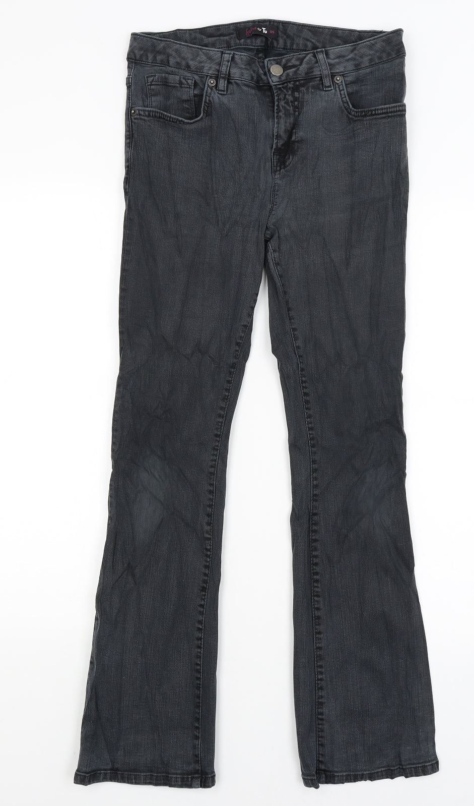 Gok for Tu Womens Black   Bootcut Jeans Size 12 L27.5 in