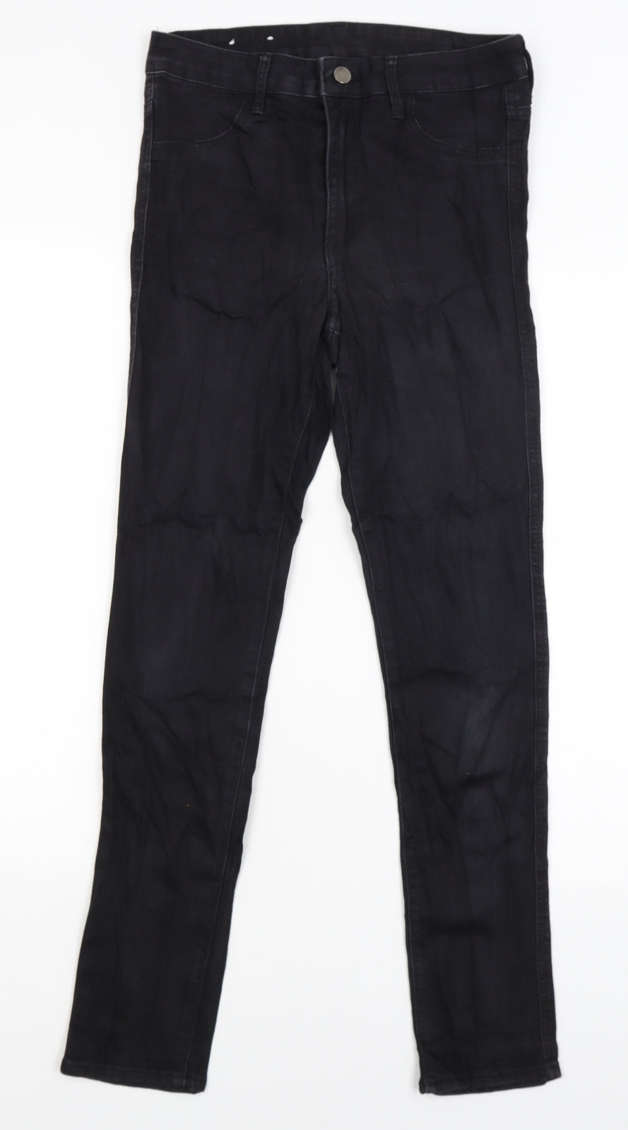 H&M Womens Black   Skinny Jeans Size 8 L28 in