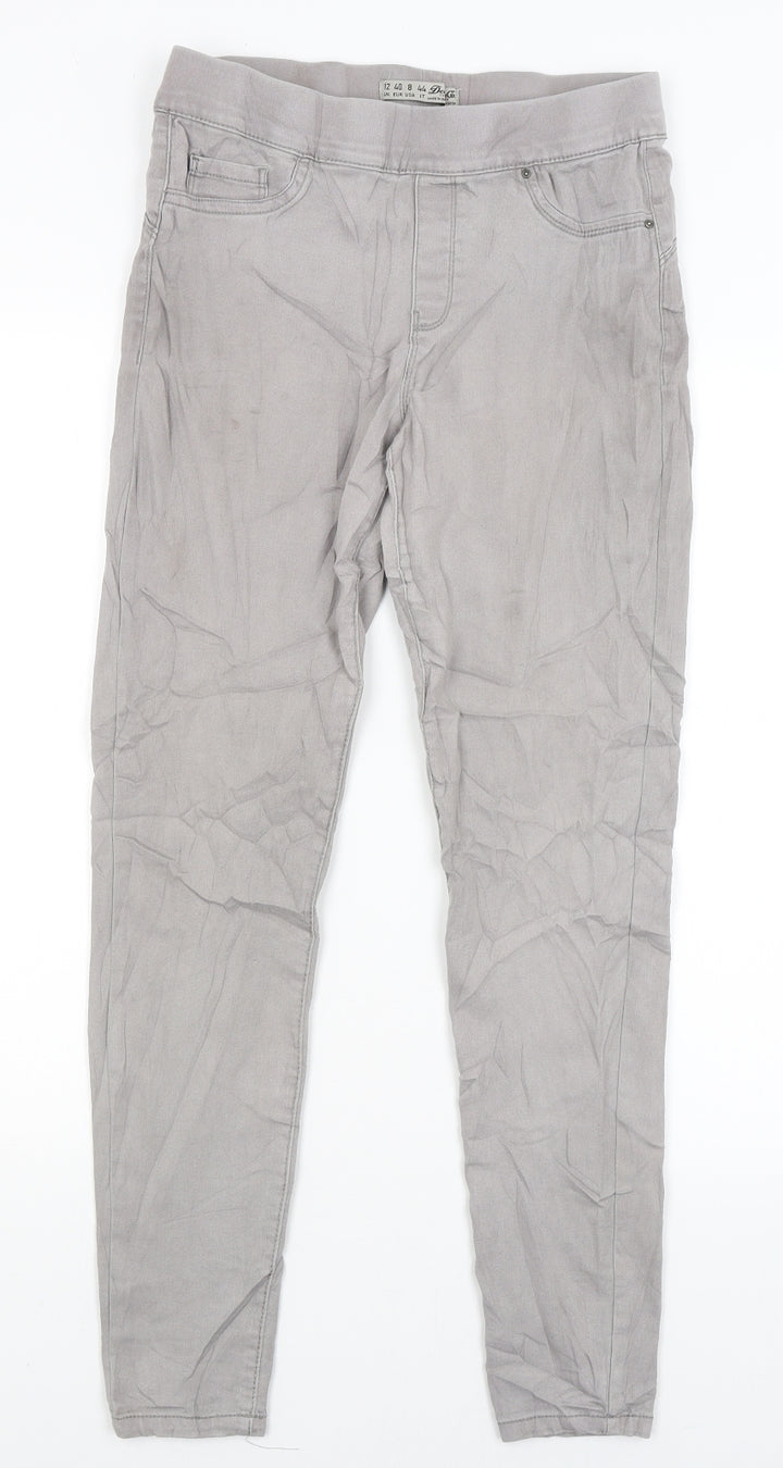 Denim Co Womens Grey   Jegging Jeans Size 12 L27.5 in