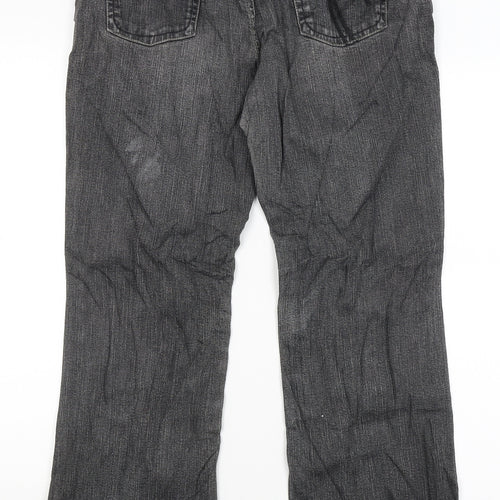 Per Una Womens Grey   Bootcut Jeans Size 14 L29 in