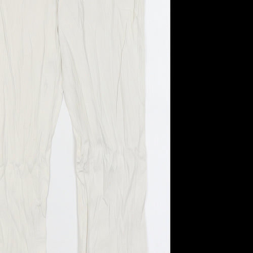 BHS Womens White   Straight Jeans Size 14 L27 in