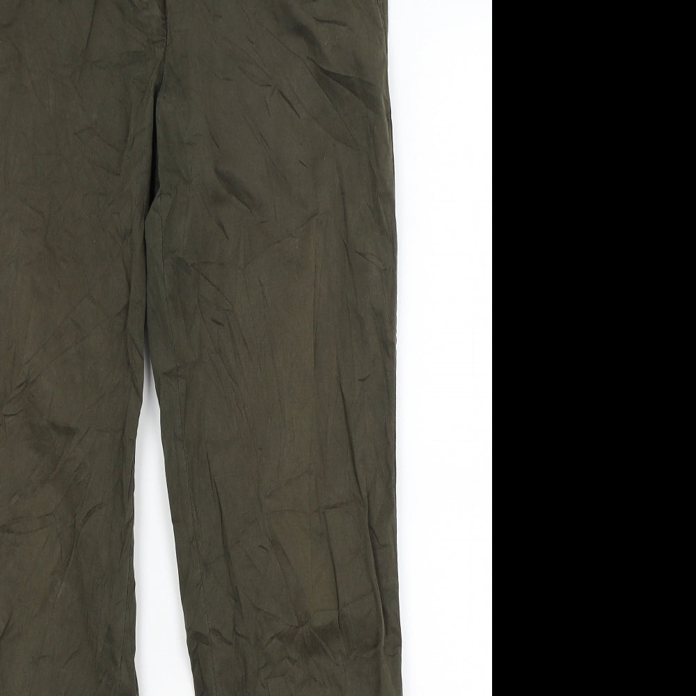 Jigsaw Womens Green   Cargo Trousers Size 8 L28.5 in