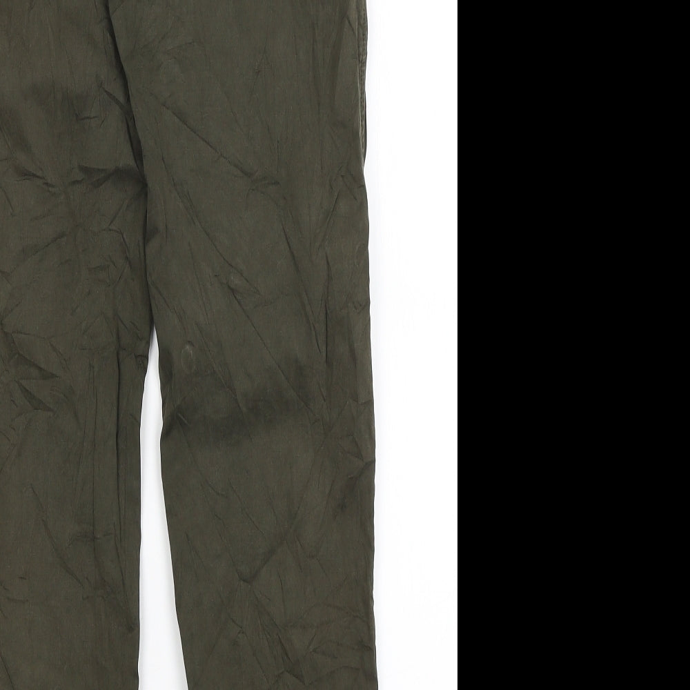 Jigsaw Womens Green   Cargo Trousers Size 8 L28.5 in