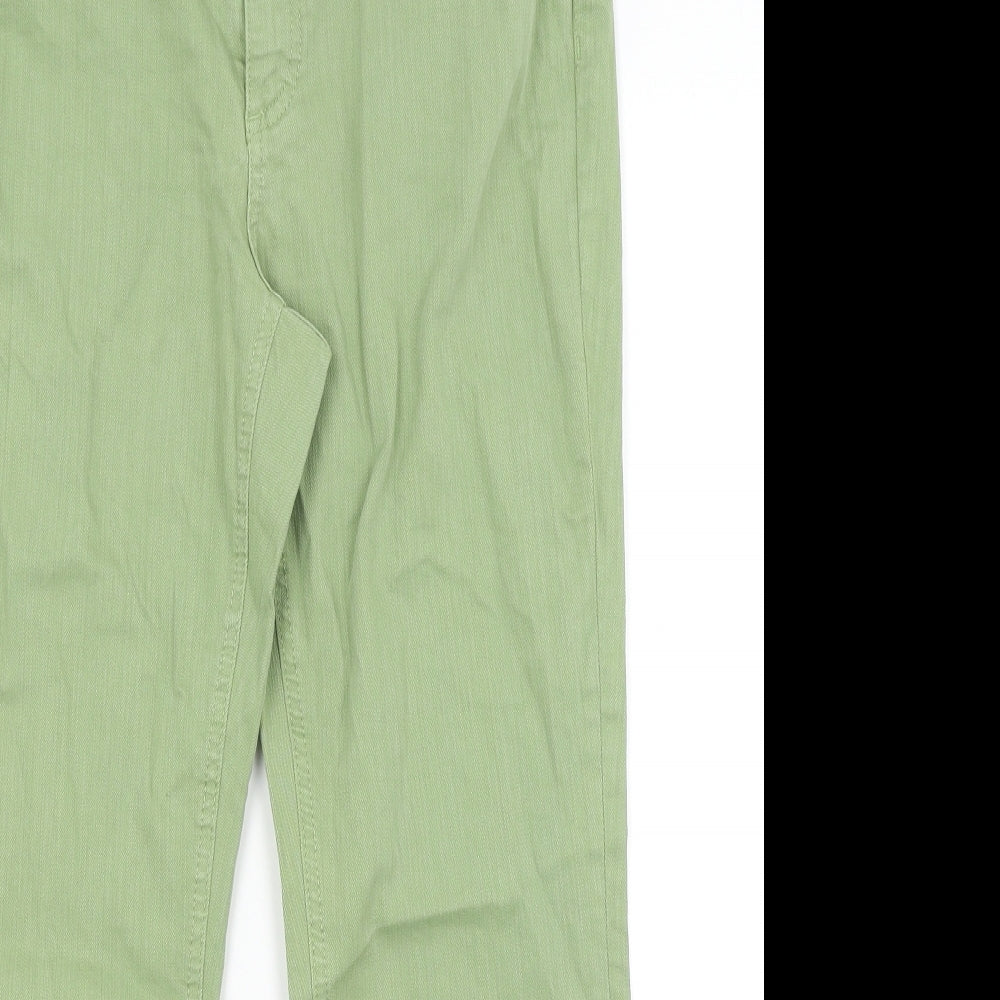 White Stuff Womens Green   Cropped Jeans Size 14 L24 in