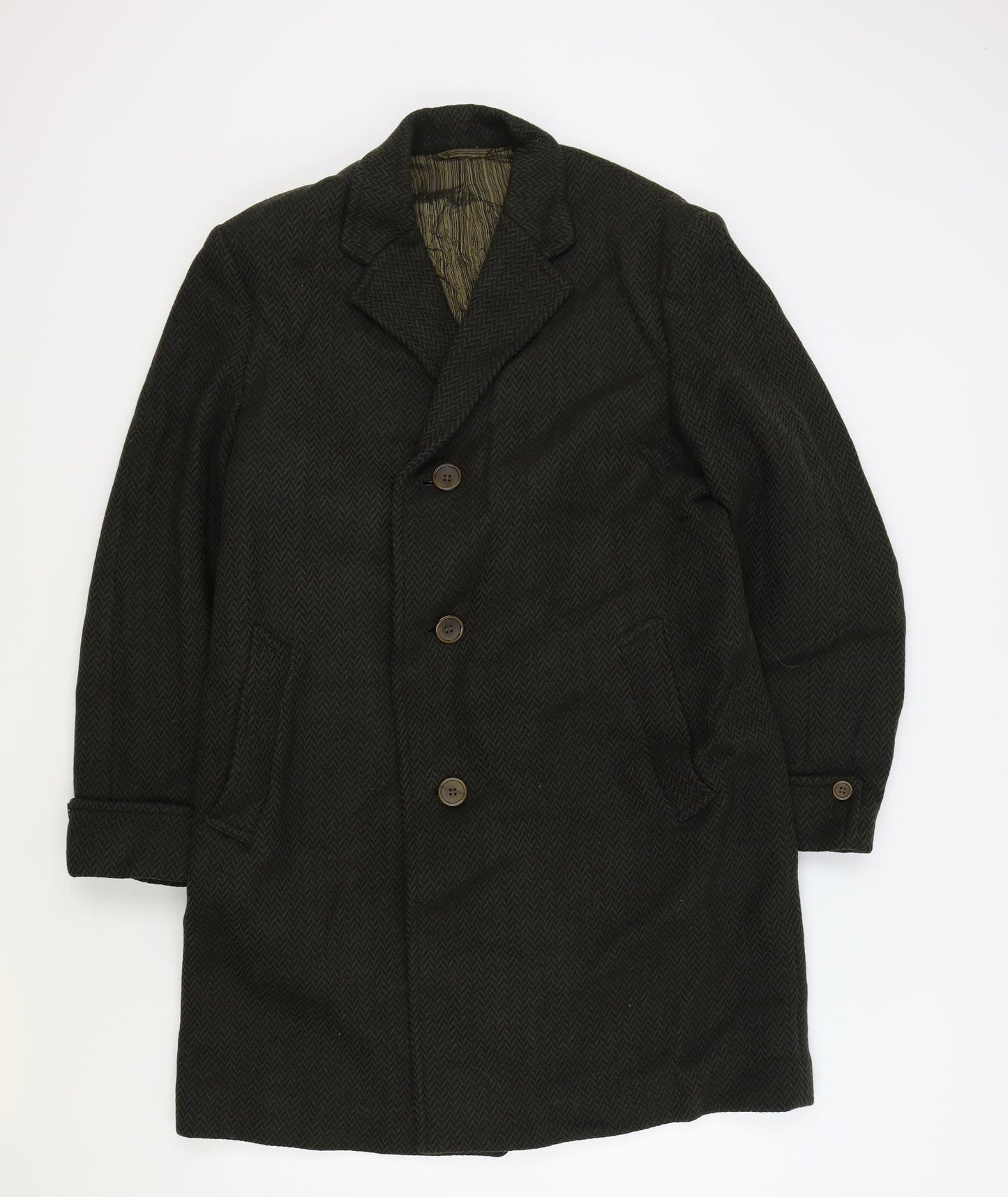 West of England Womens Green   Overcoat Coat Size 14