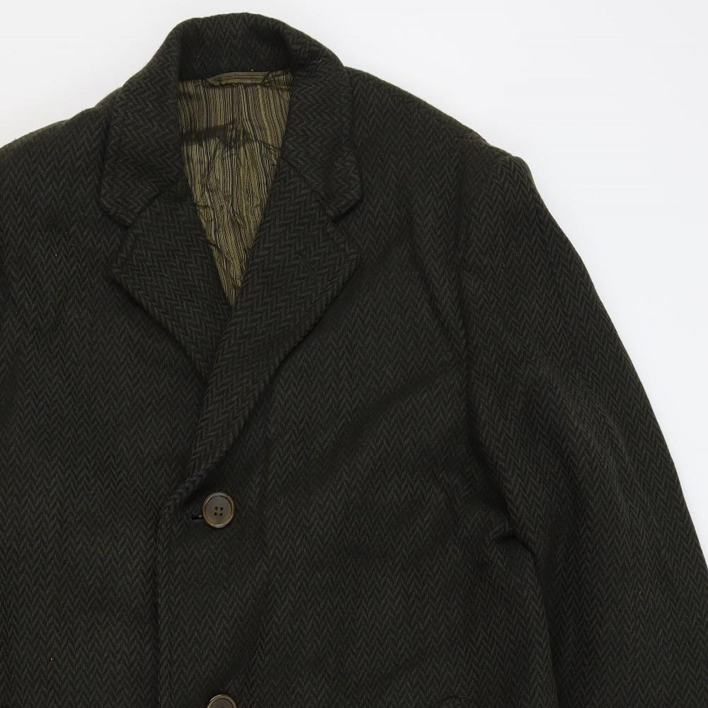 West of England Womens Green   Overcoat Coat Size 14