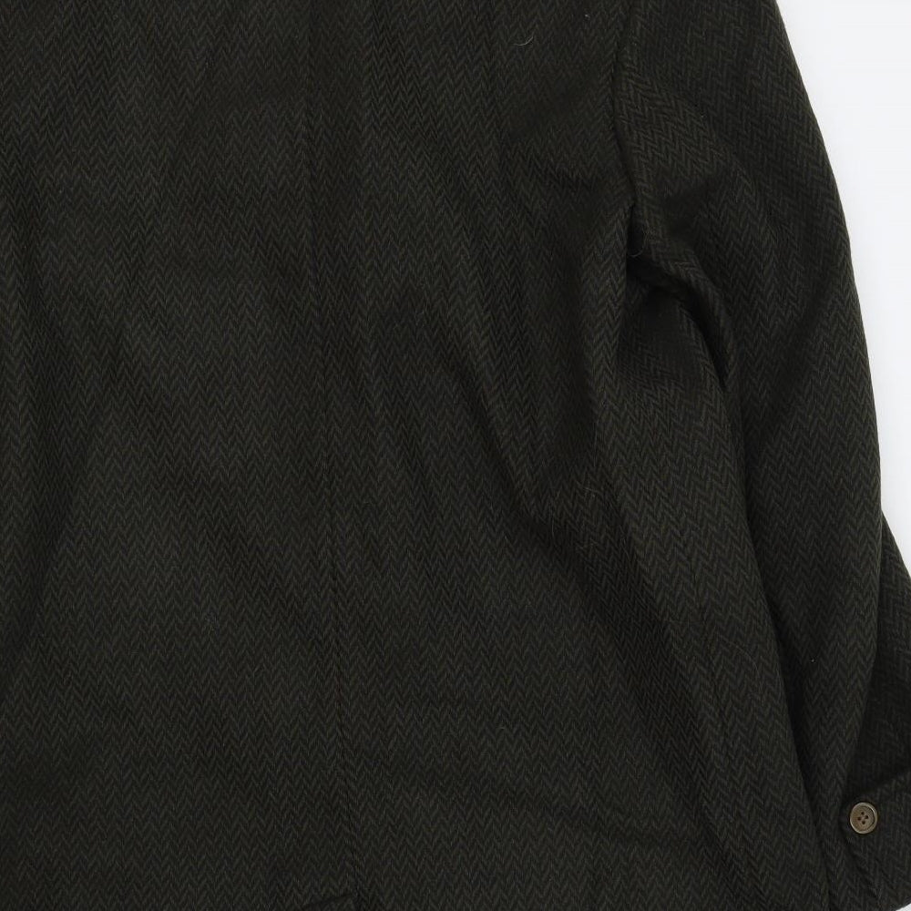 West of England Womens Green   Overcoat Coat Size 14