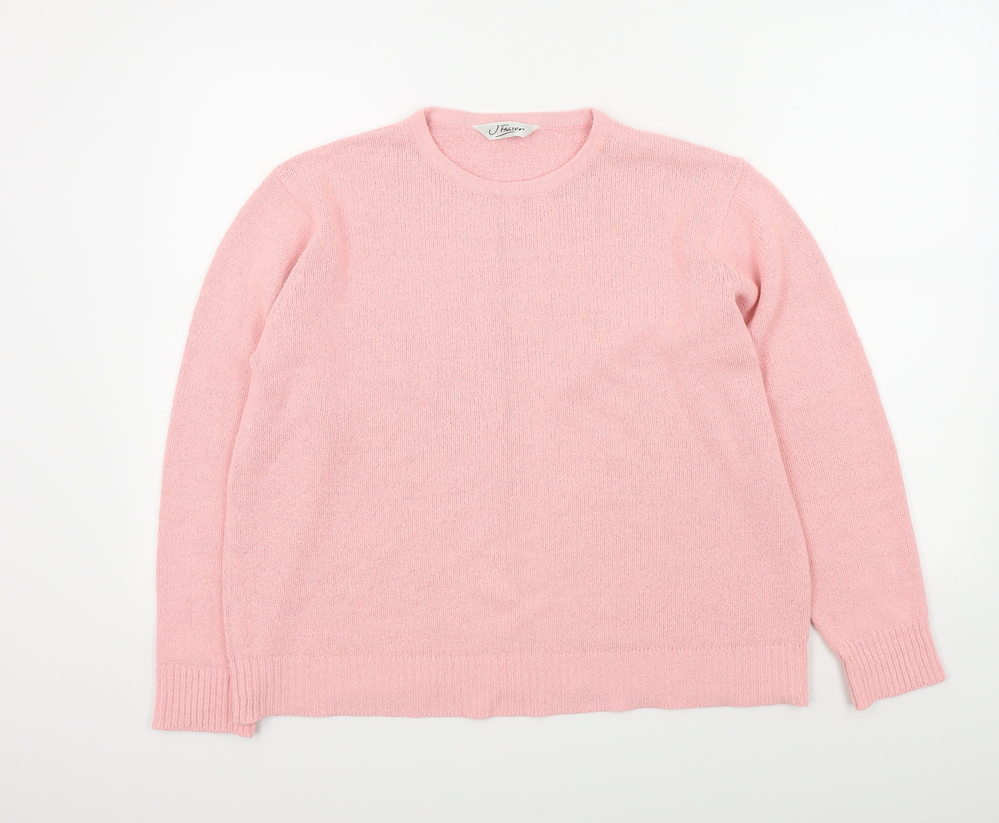 J.Frazer Womens Pink   Pullover Jumper Size 20