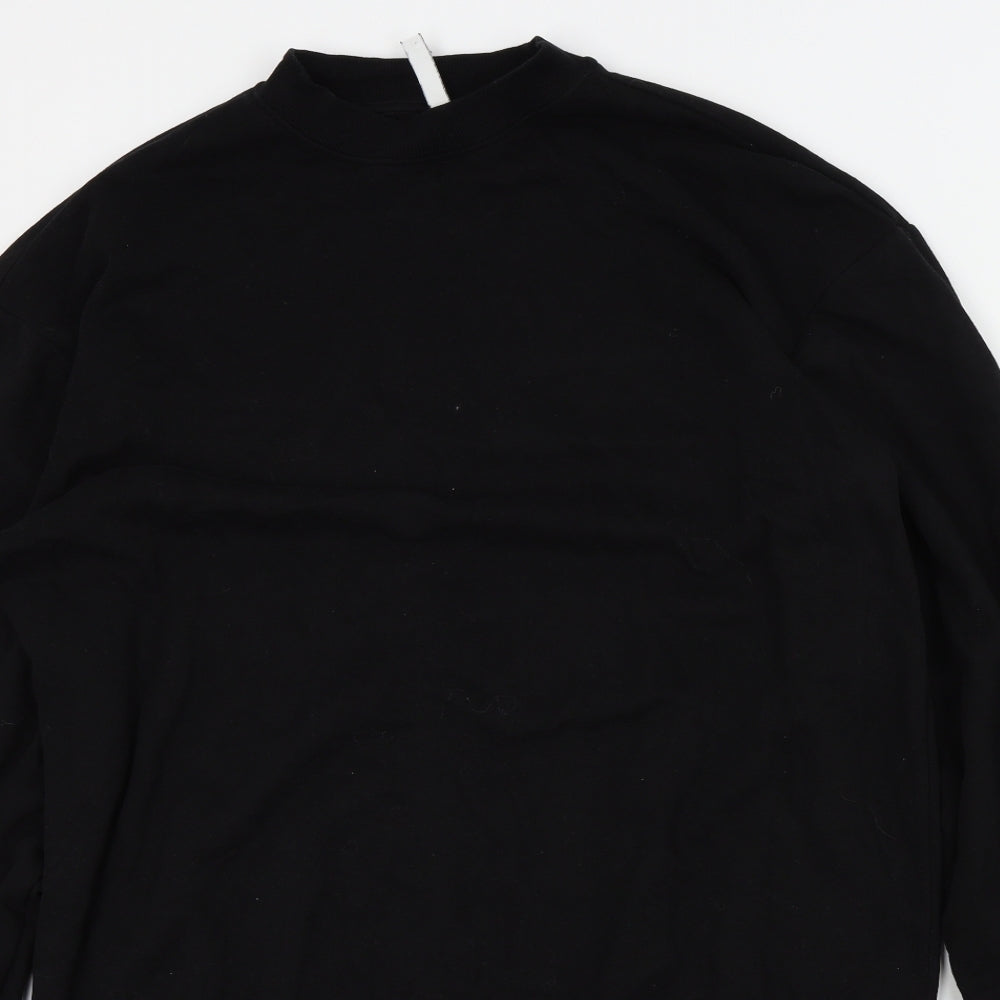 H&M Womens Black   Pullover Jumper Size M
