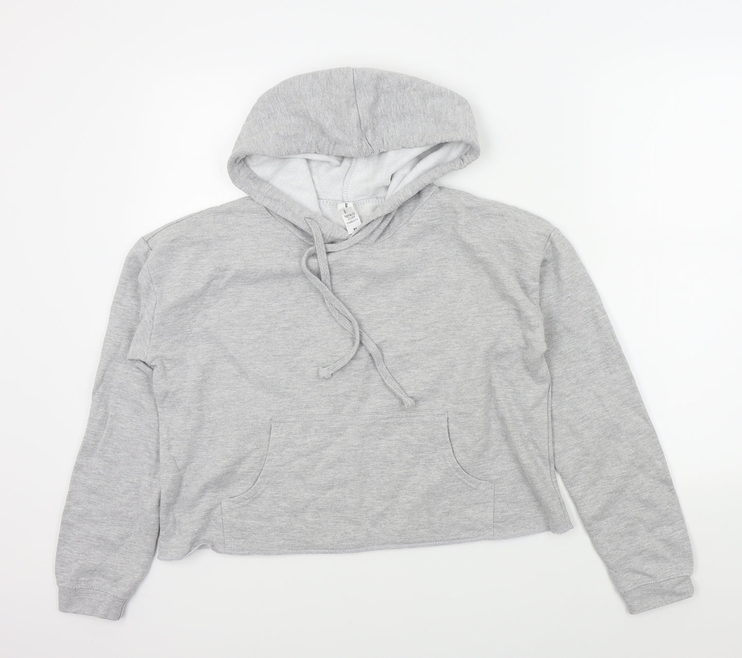 Just hoods Womens Grey Colourblock  Pullover Hoodie Size M