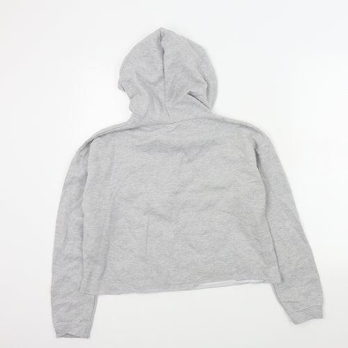 Just hoods Womens Grey Colourblock  Pullover Hoodie Size M