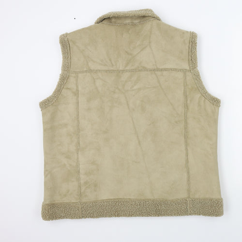 Bonmarché Womens Beige   Jacket Waistcoat Size L