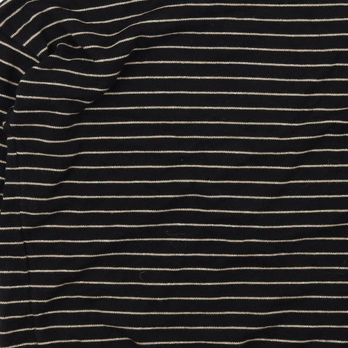George Girls Black Striped  Pullover Jumper Size 10 Years  - Disney Tinkerbell