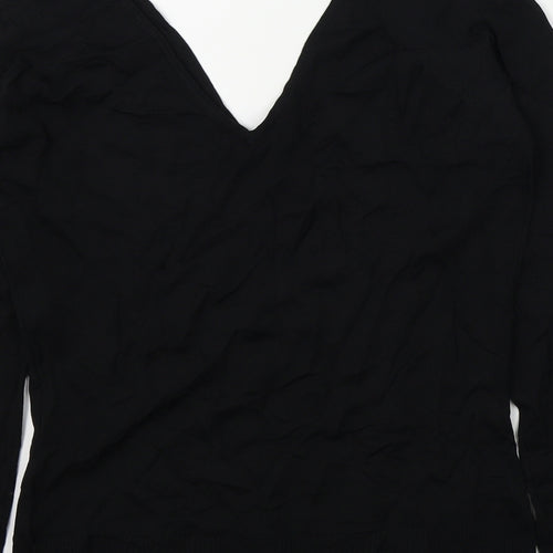 evie Womens Black   Pullover Jumper Size 14  - open shoulders