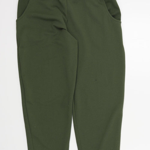 Quiz Womens Green   Trousers  Size 14 L23 in