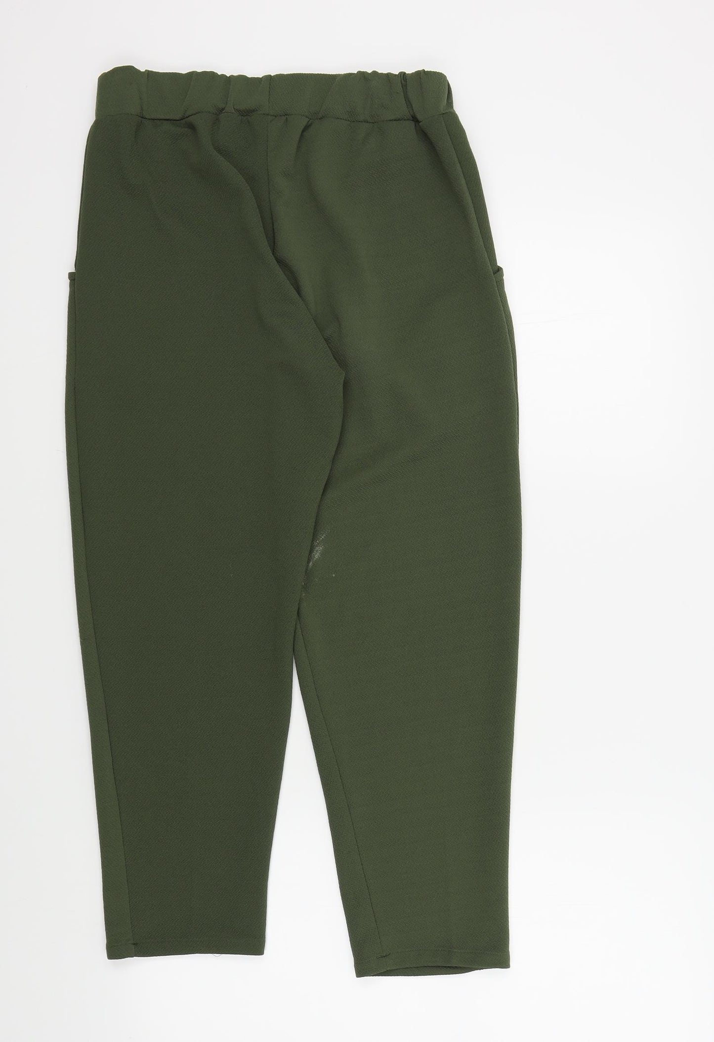 Quiz Womens Green   Trousers  Size 14 L23 in