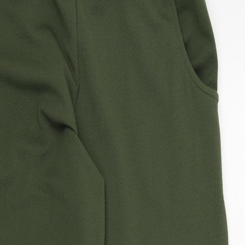 Quiz Womens Green   Trousers  Size 14 L23 in