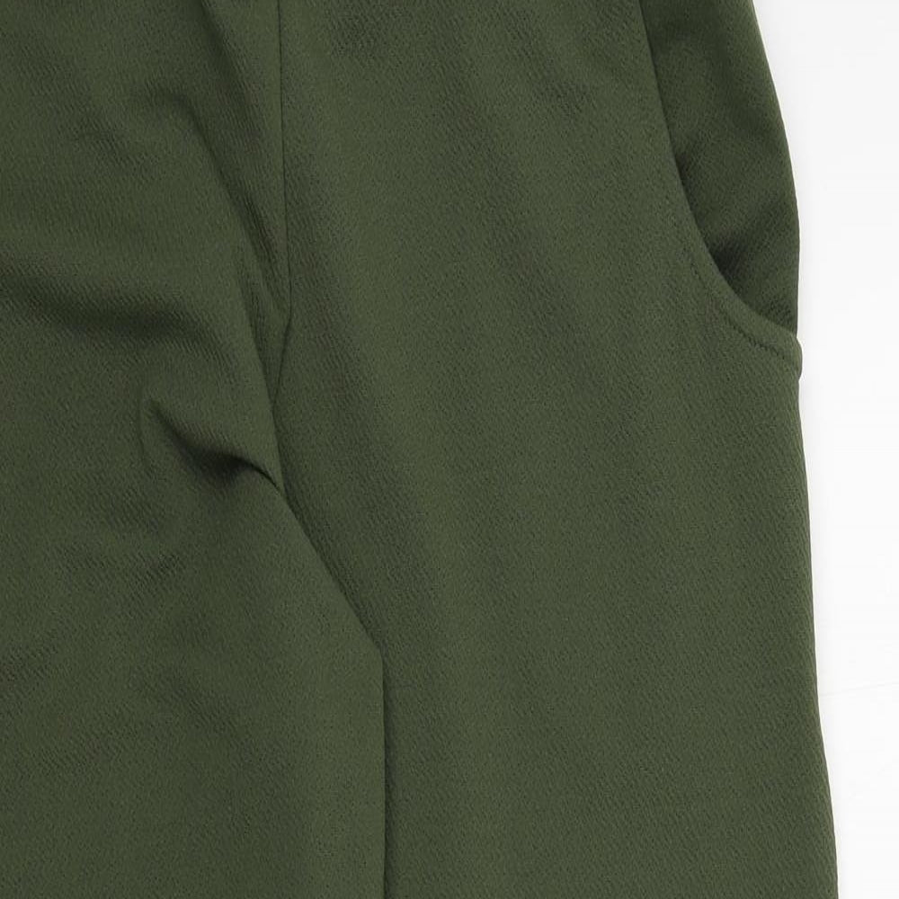 Quiz Womens Green   Trousers  Size 14 L23 in