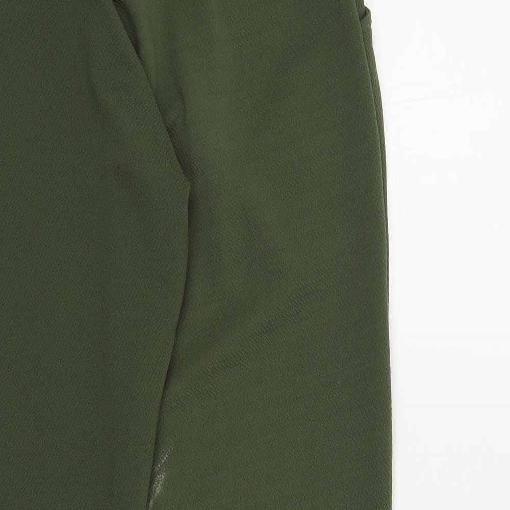 Quiz Womens Green   Trousers  Size 14 L23 in