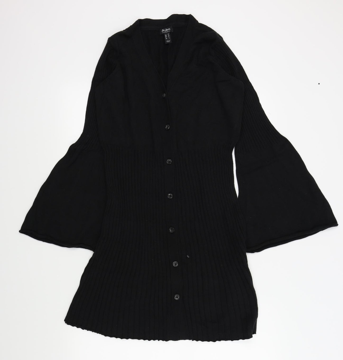 Belle Du Jour Womens Black   Cardigan Jumper Size L