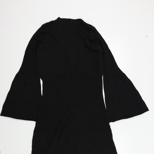 Belle Du Jour Womens Black   Cardigan Jumper Size L
