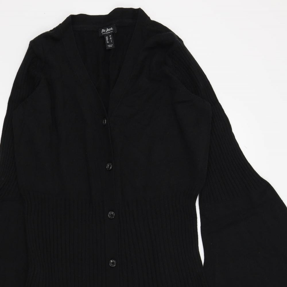 Belle Du Jour Womens Black   Cardigan Jumper Size L