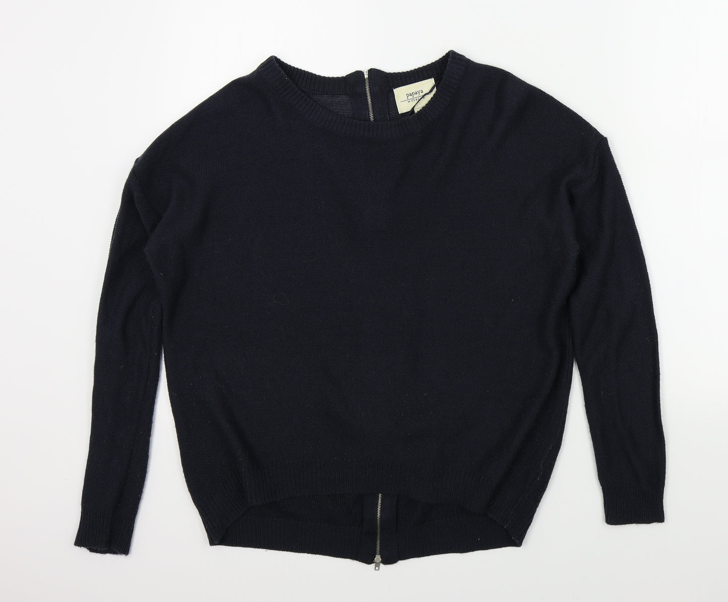 Papaya Womens Blue   Pullover Jumper Size M