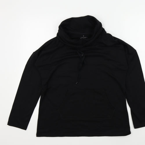 QVC Womens Black   Pullover Jumper Size M