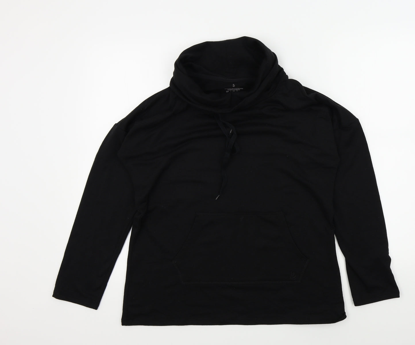 QVC Womens Black   Pullover Jumper Size M
