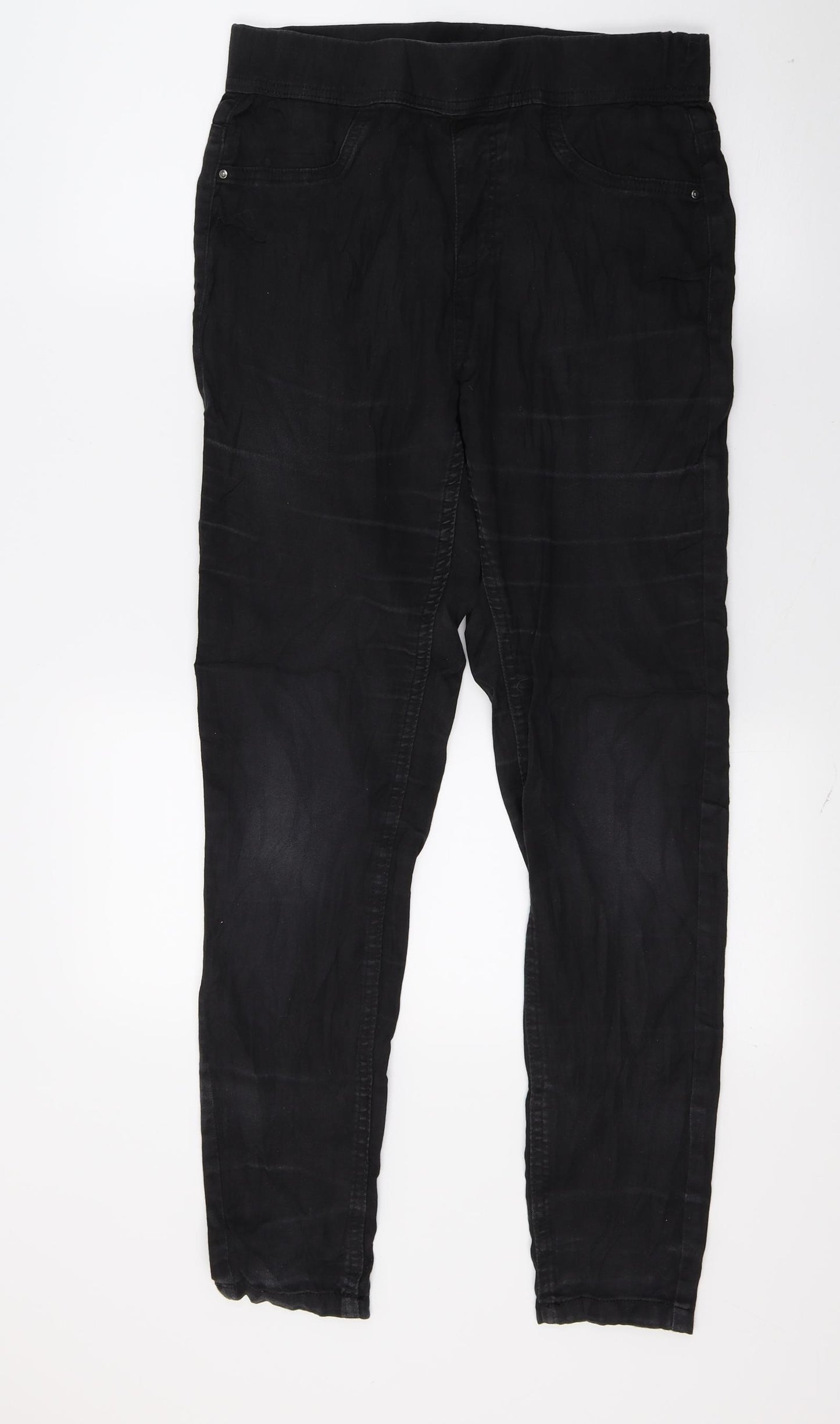 TU Womens Black  Denim Skinny Jeans Size 12 L27 in