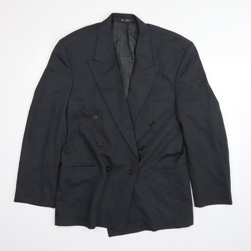 River Island Mens Black    Blazer Size 40