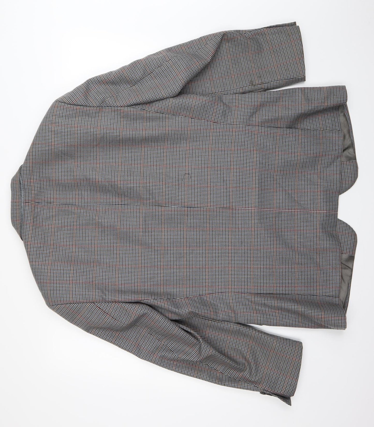 Brook Taverner Mens Green Houndstooth   Blazer Size 42