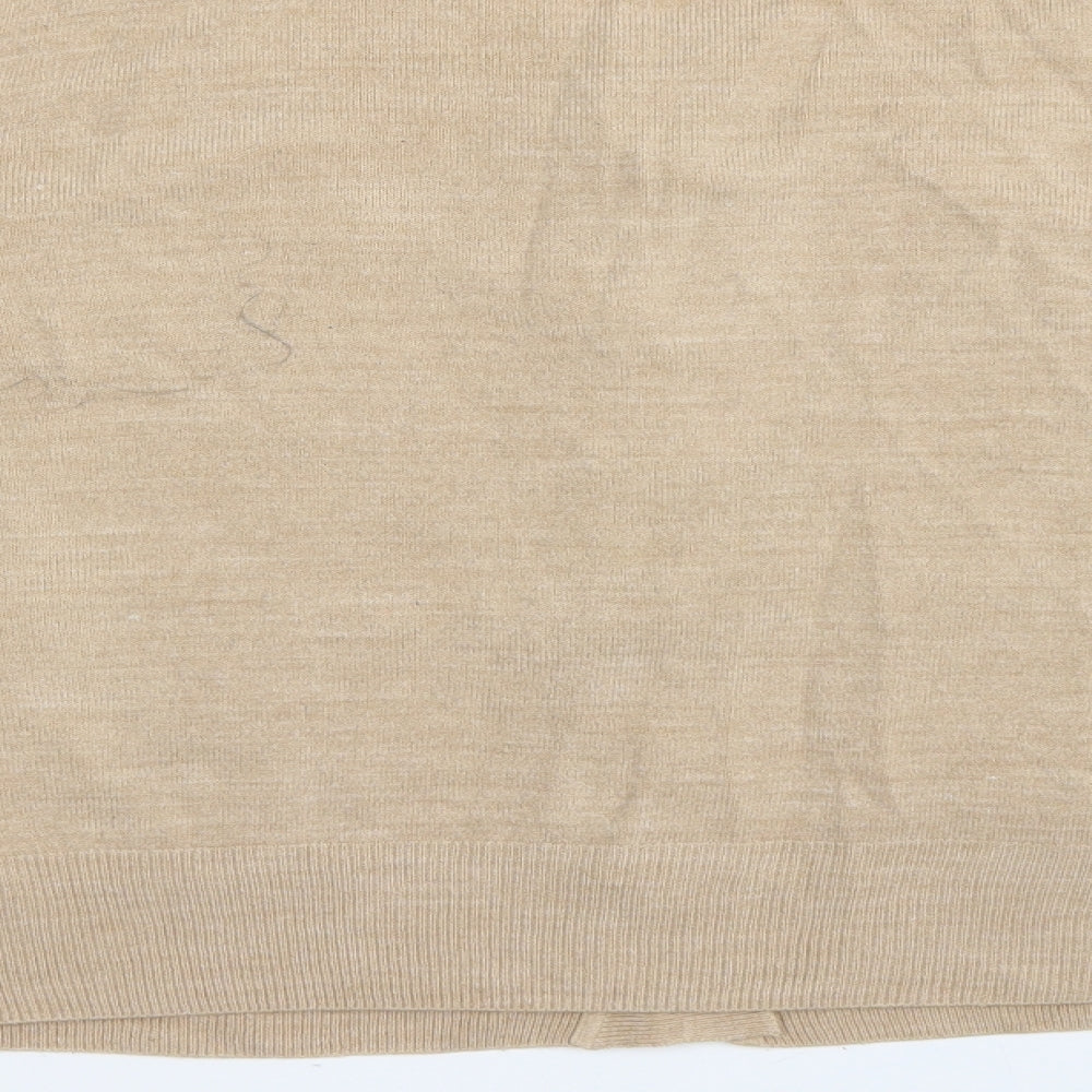 Marks and Spencer Womens Beige   Cardigan Jumper Size 20