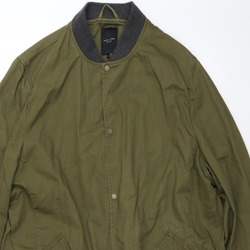 New Look Mens Green   Parka Coat Size 2XL