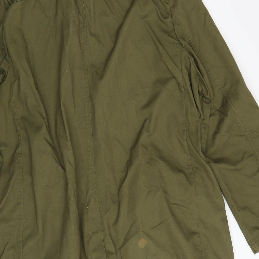 New Look Mens Green   Parka Coat Size 2XL