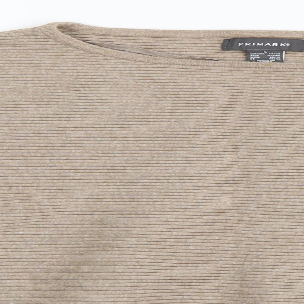 Primark Womens Beige   Pullover Jumper Size L
