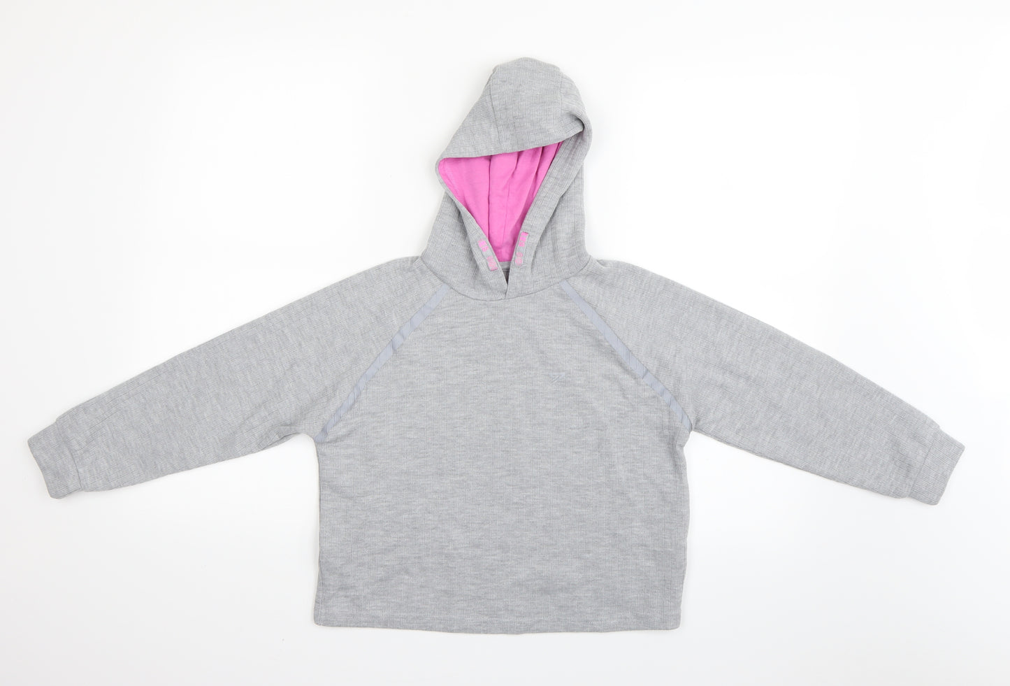 Primark Girls Grey   Pullover Hoodie Size 9-10 Years
