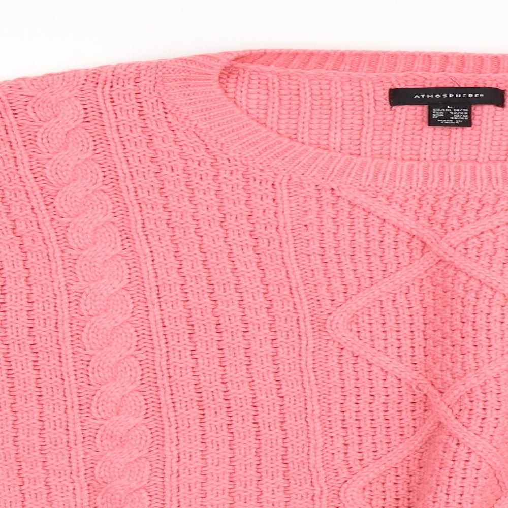 Primark Womens Pink   Pullover Jumper Size L