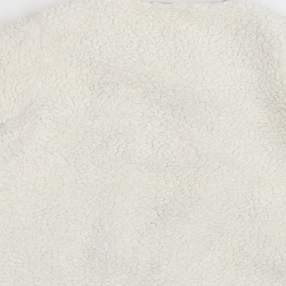 TU Girls White   Basic Coat Coat Size 2-3 Years