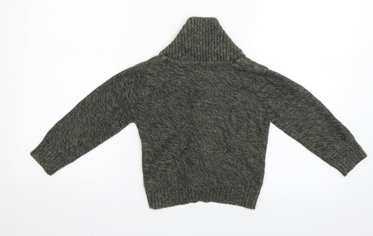 F&F Boys Green   Full Zip Jumper Size 2-3 Years
