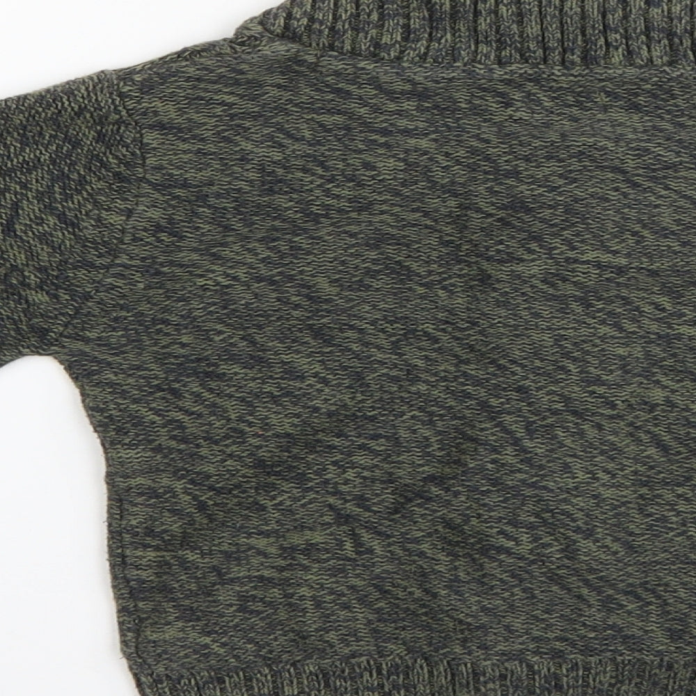 F&F Boys Green   Full Zip Jumper Size 2-3 Years