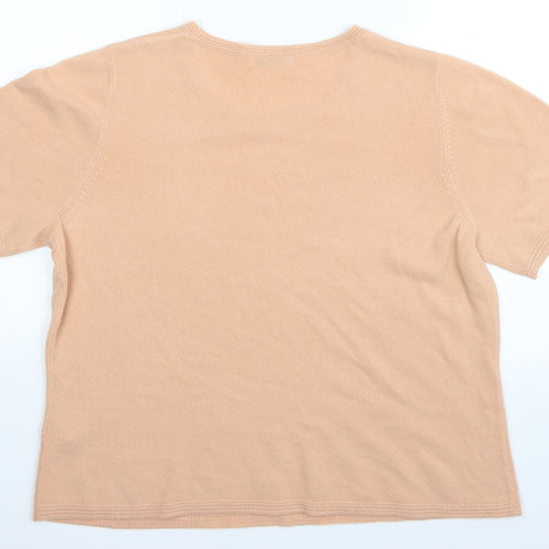 Marks and Spencer Womens Orange   Basic Polo Size 18
