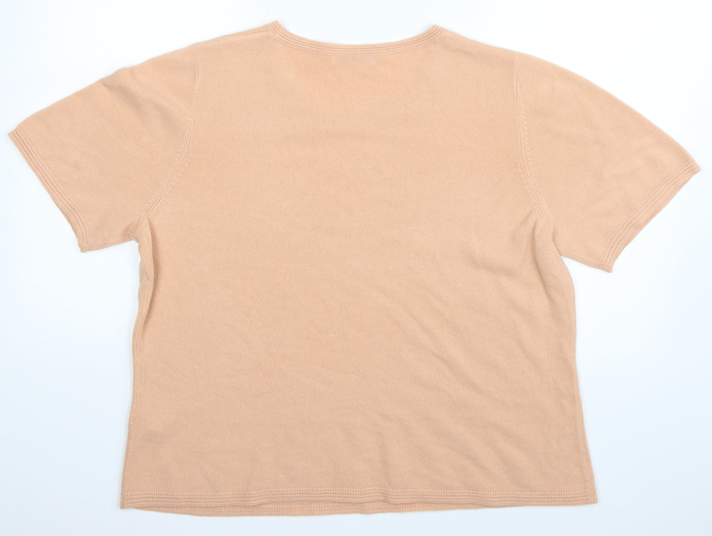 Marks and Spencer Womens Orange   Basic Polo Size 18