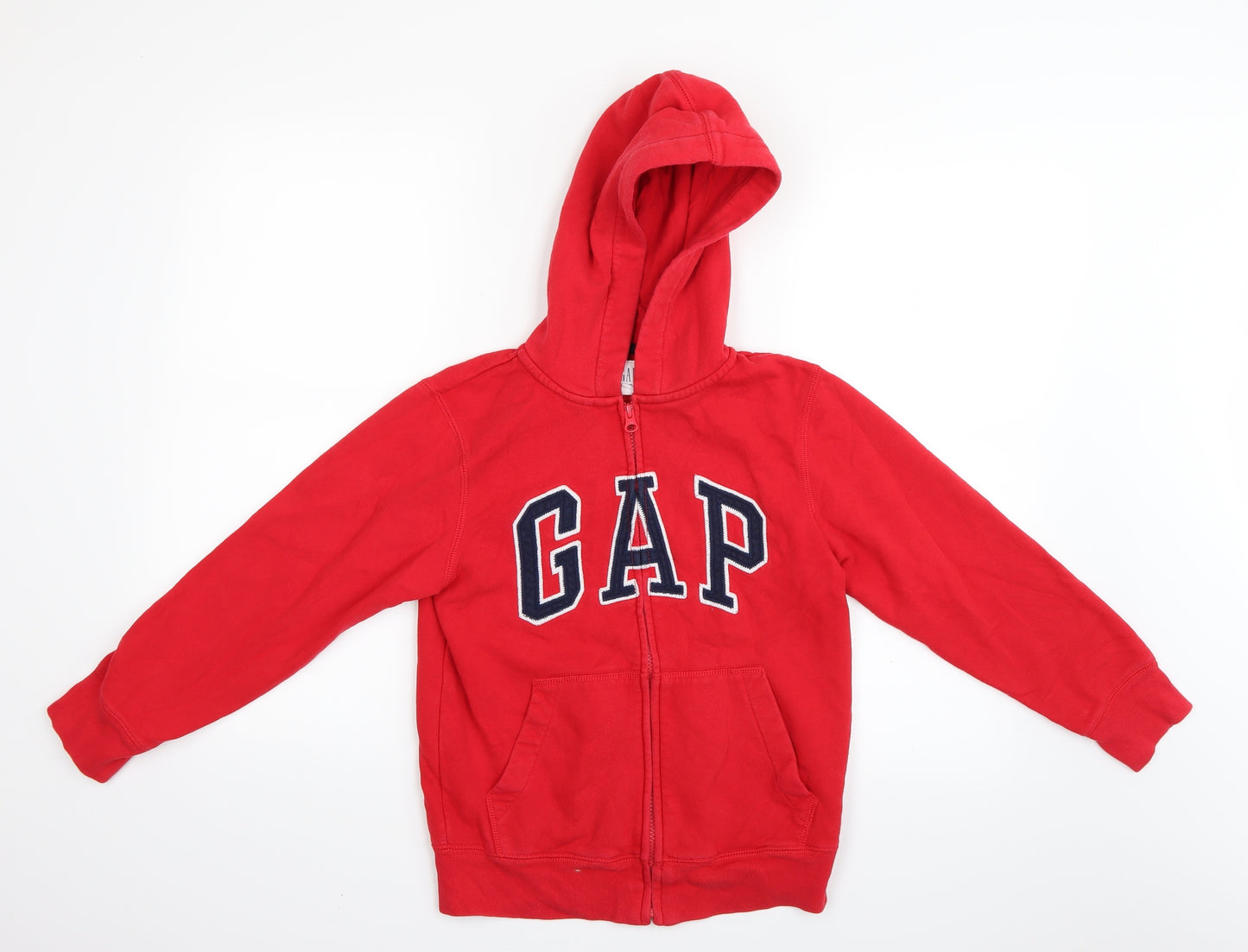 Gap Boys Red   Full Zip Hoodie Size 8 Years