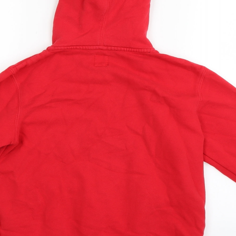 Gap Boys Red   Full Zip Hoodie Size 8 Years