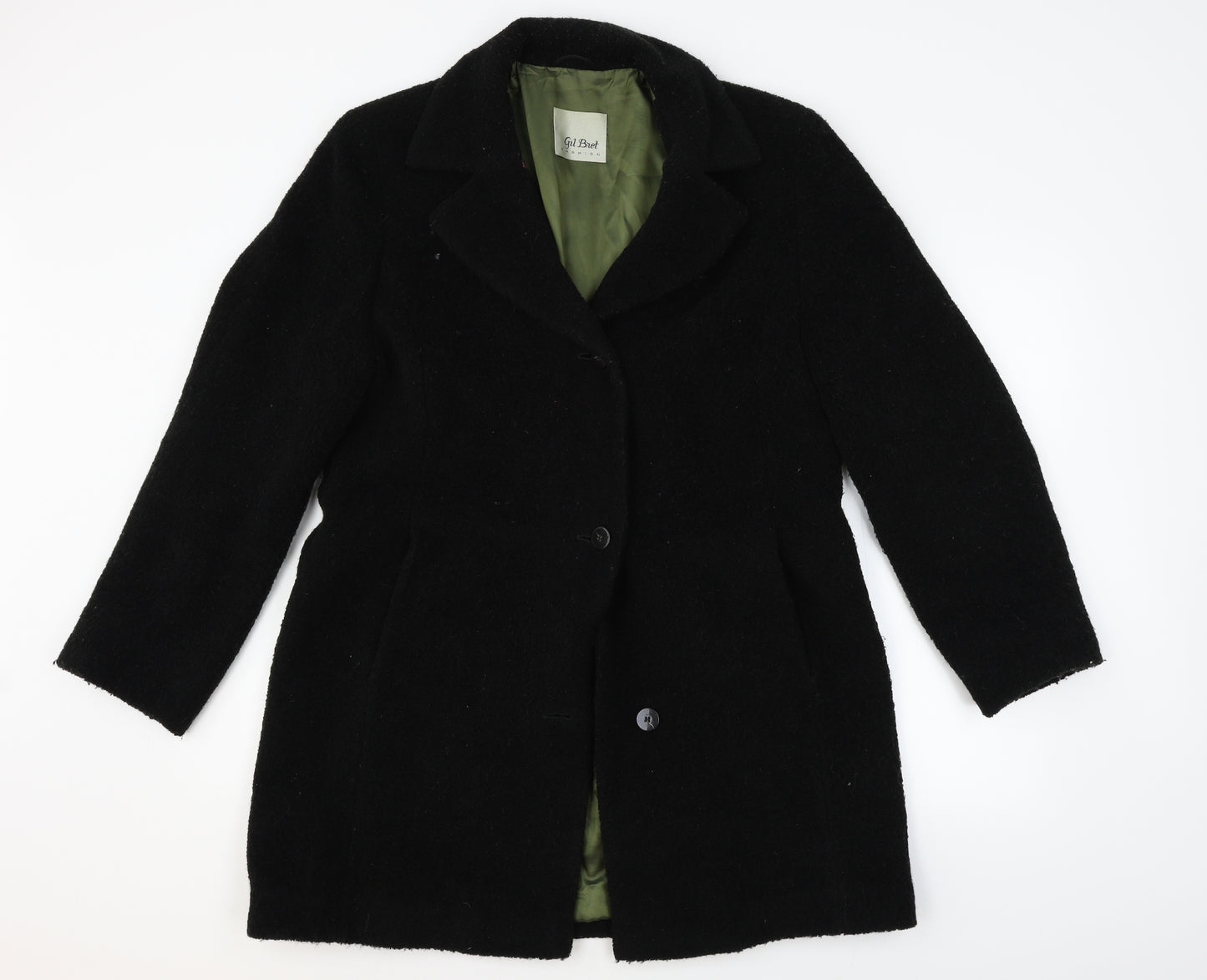 Gil Bret Womens Black   Jacket Coat Size 12