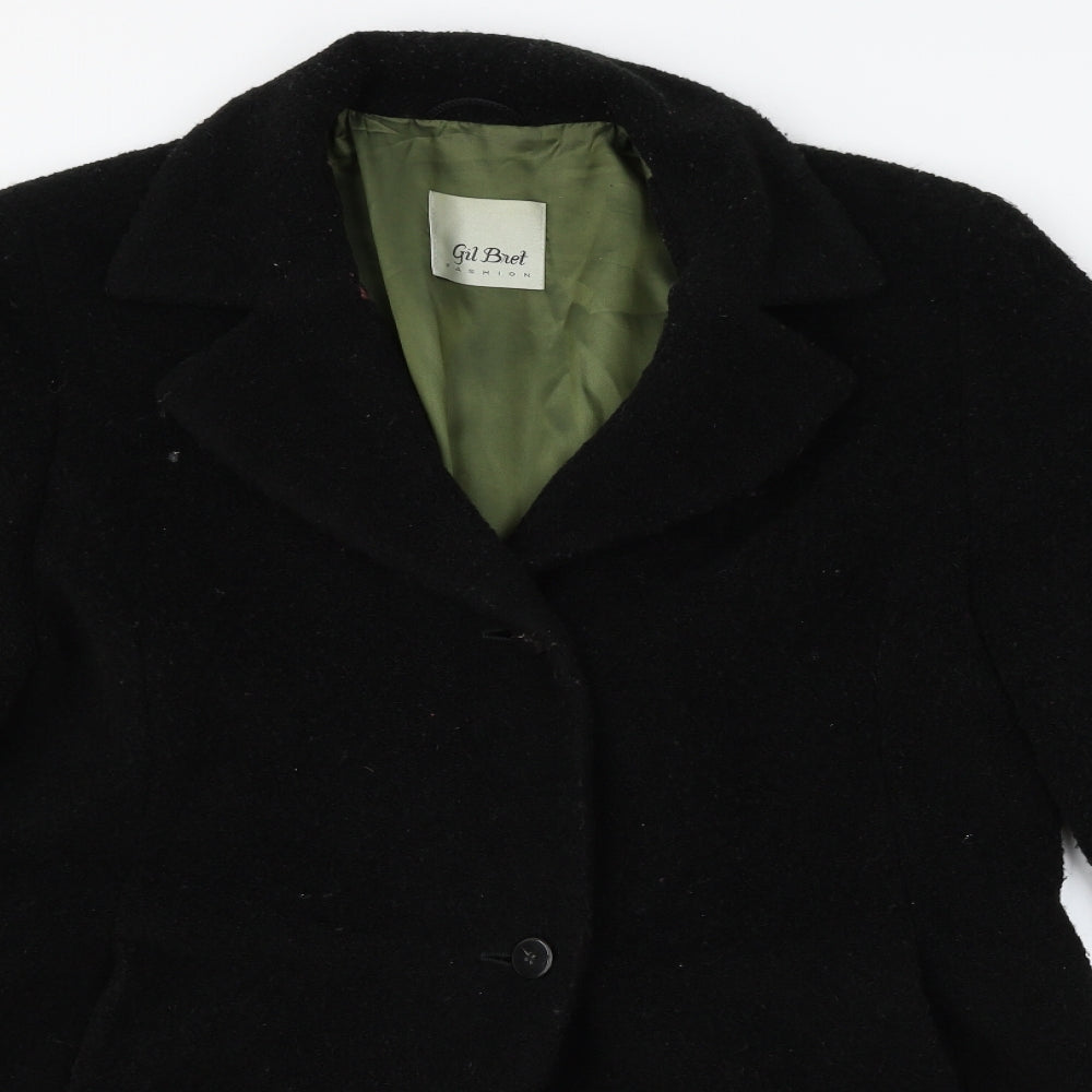 Gil Bret Womens Black   Jacket Coat Size 12