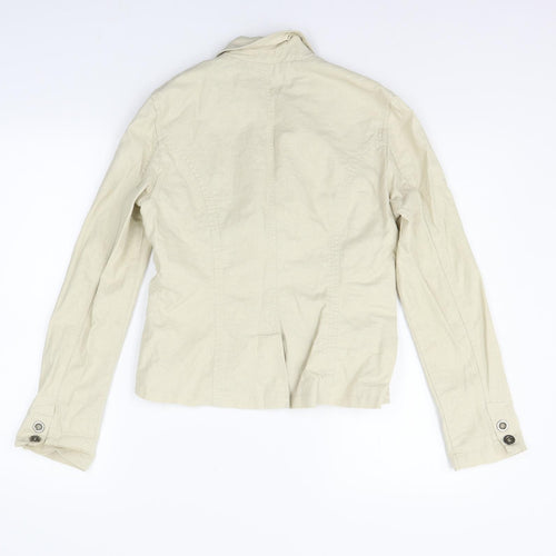 Lipo Lipo Womens Beige   Jacket Blazer Size 8